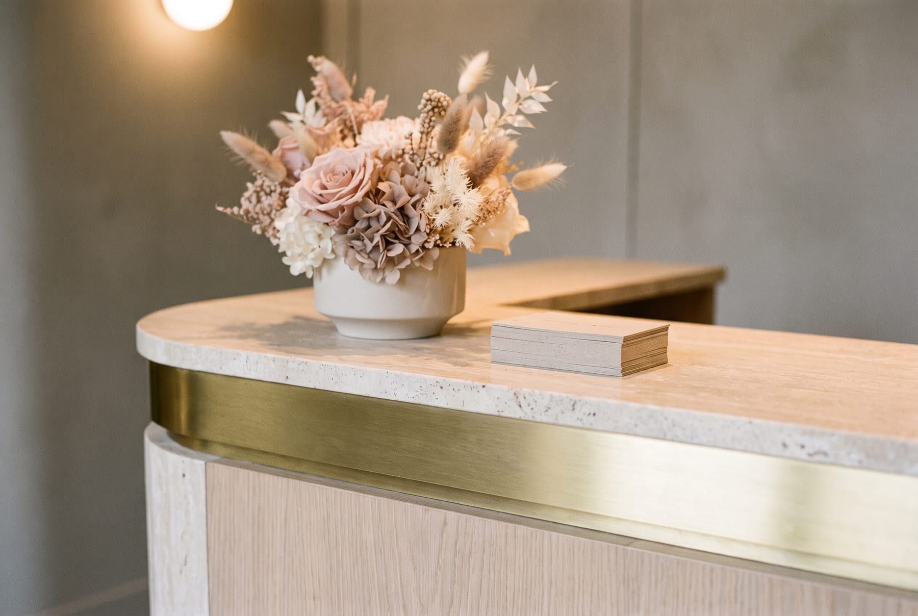 The reception at Angel Aesthetics